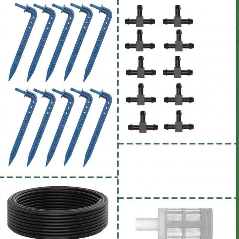 Solar Automatic Garden Drip Irrigation Kit