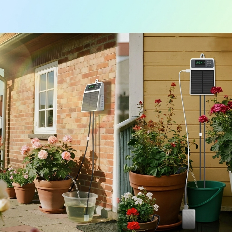 Upgraded Solar Automatic Drip Irrigation System