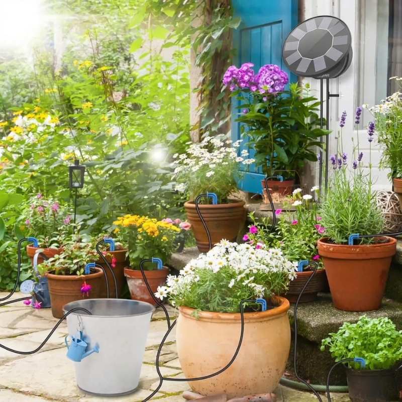 Solar Automatic Garden Drip Irrigation Kit