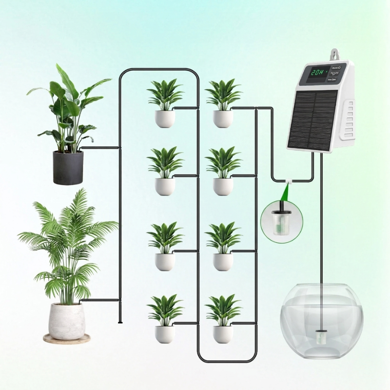 Upgraded Solar Automatic Drip Irrigation System