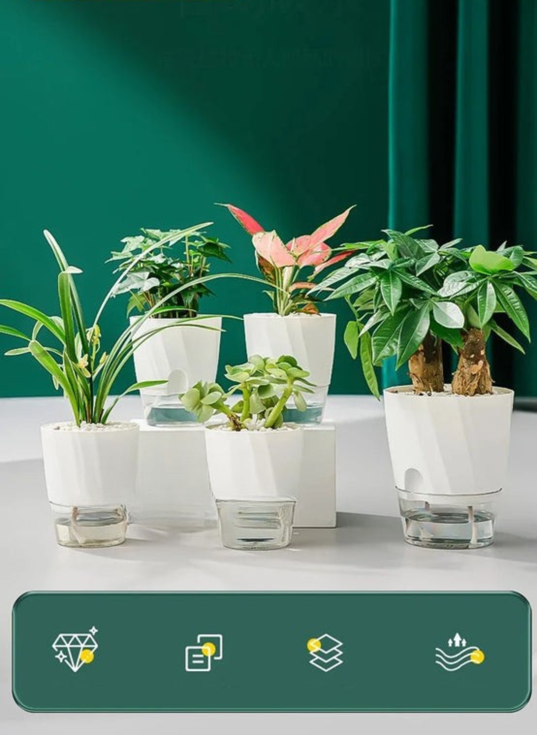 Indoor Hydroponic Flower Pot