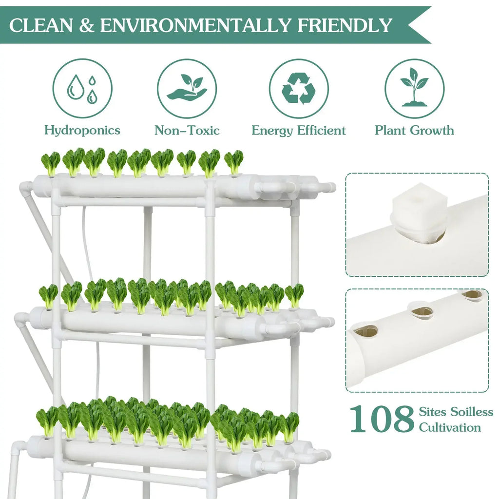 PVC Hydroponic Grow System