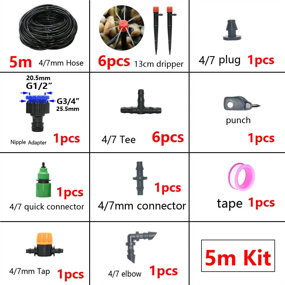 DIY Automatic Drip Irrigation Watering Kit