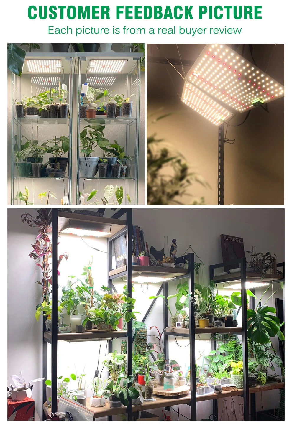 Adjustable Full-Spectrum LED Grow