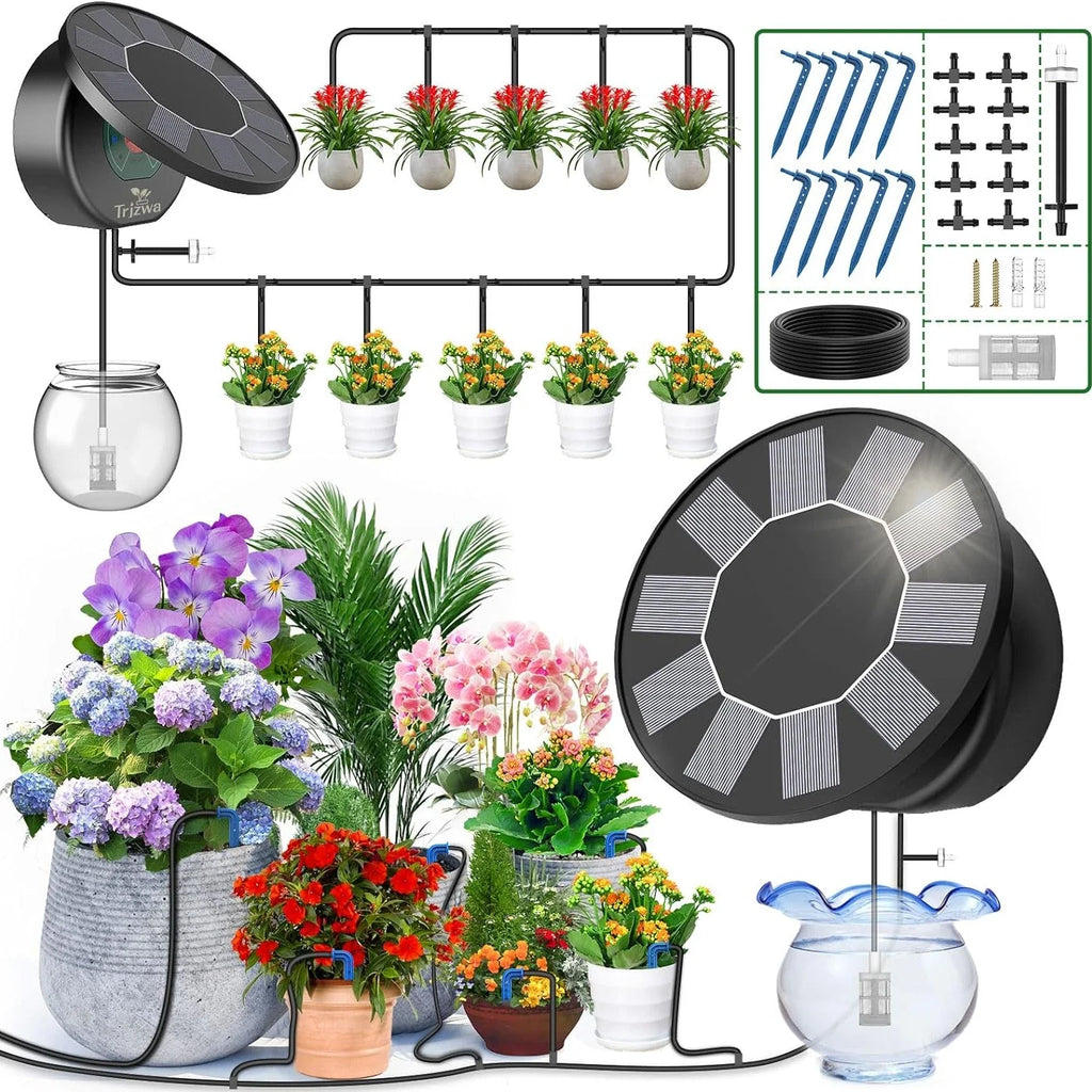 Solar Automatic Garden Drip Irrigation Kit