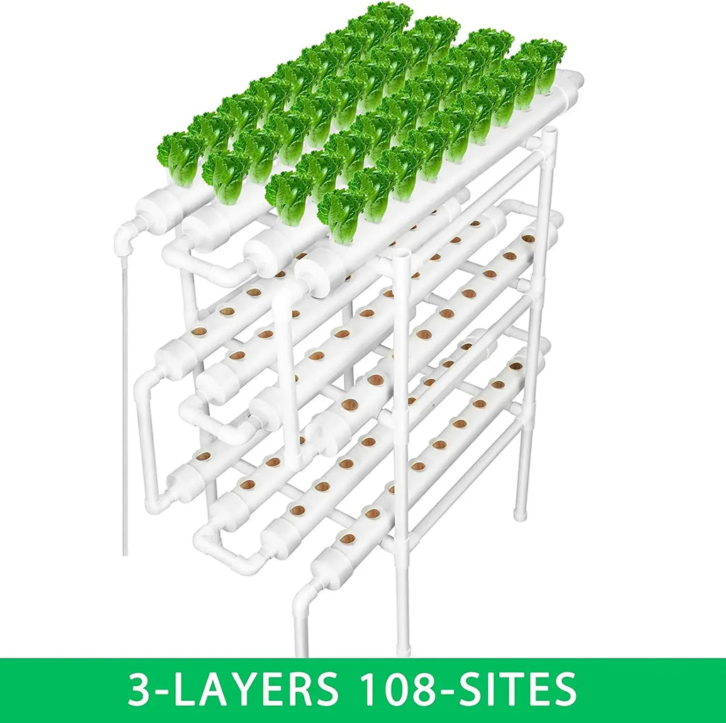 PVC Hydroponic Grow System
