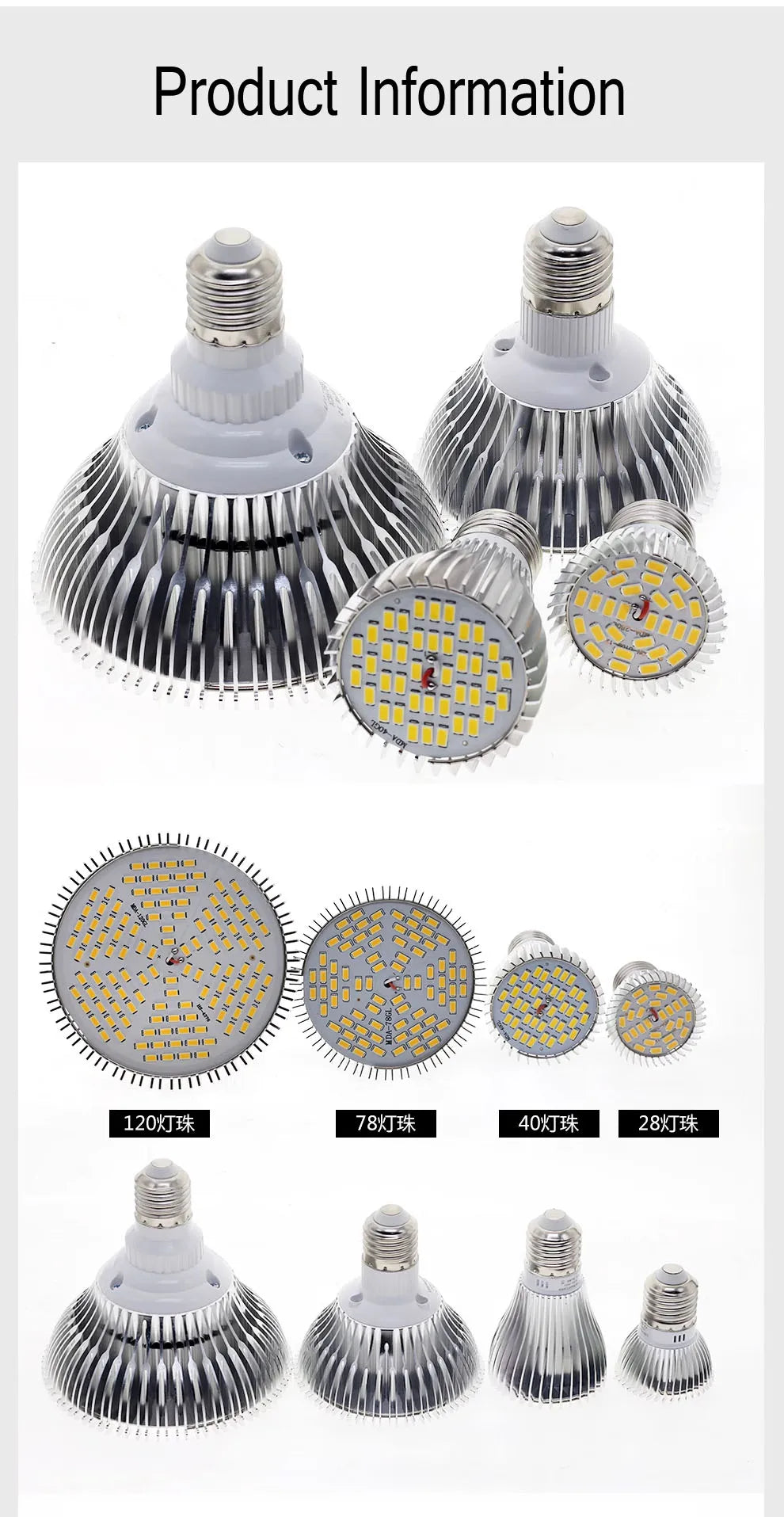 E27 Full Spectrum Grow Light