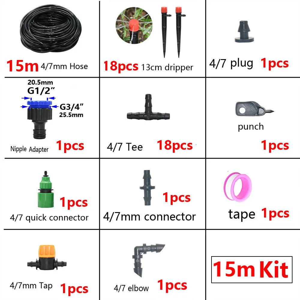 DIY Automatic Drip Irrigation Watering Kit