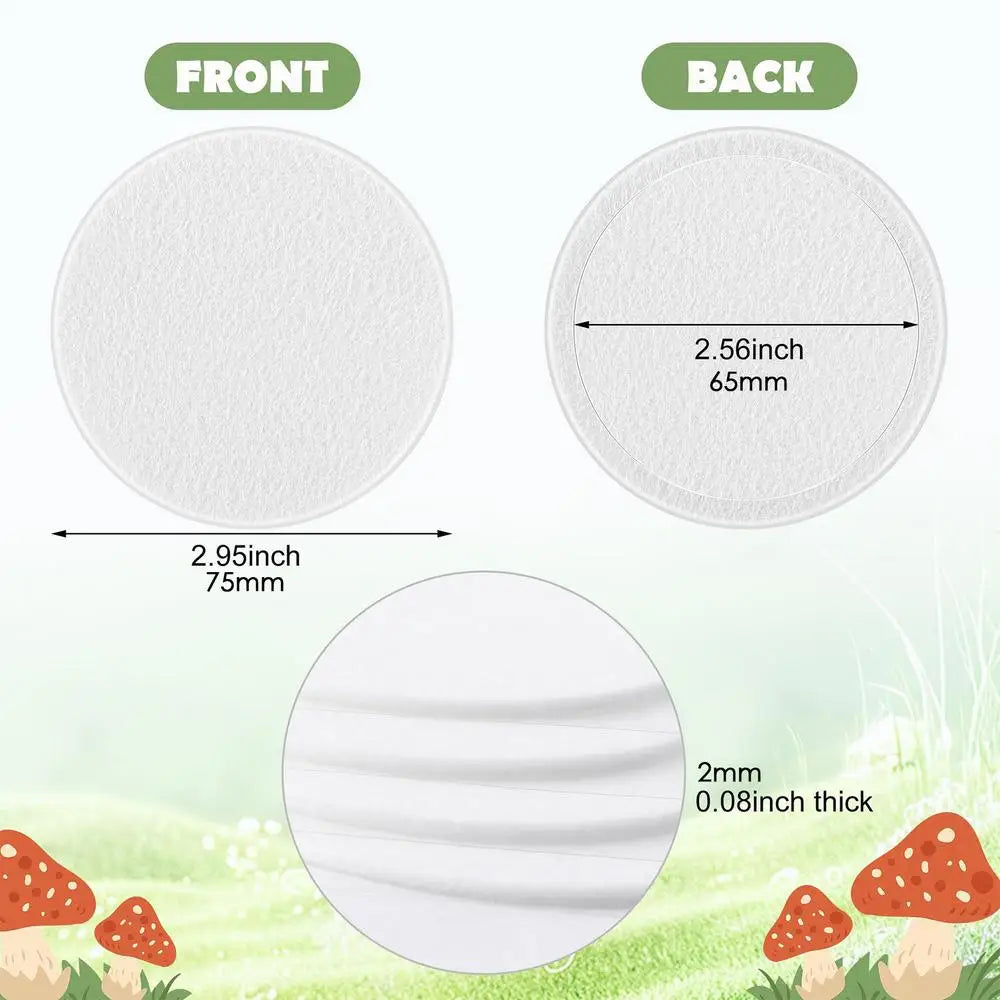 Mushroom Filter Patch Pads