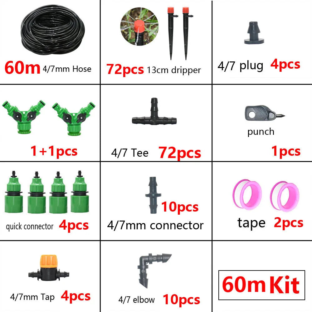 DIY Automatic Drip Irrigation Watering Kit