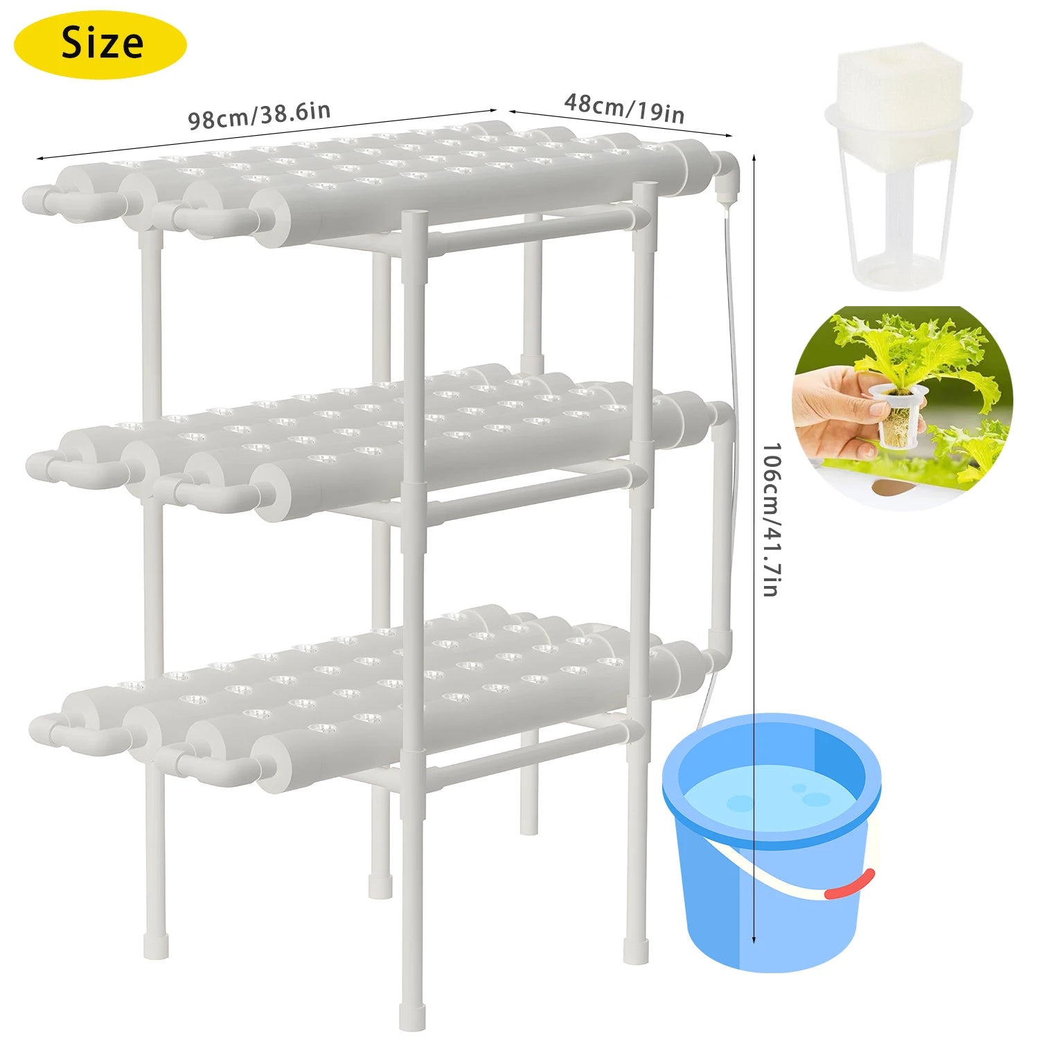 PVC Hydroponic Grow System