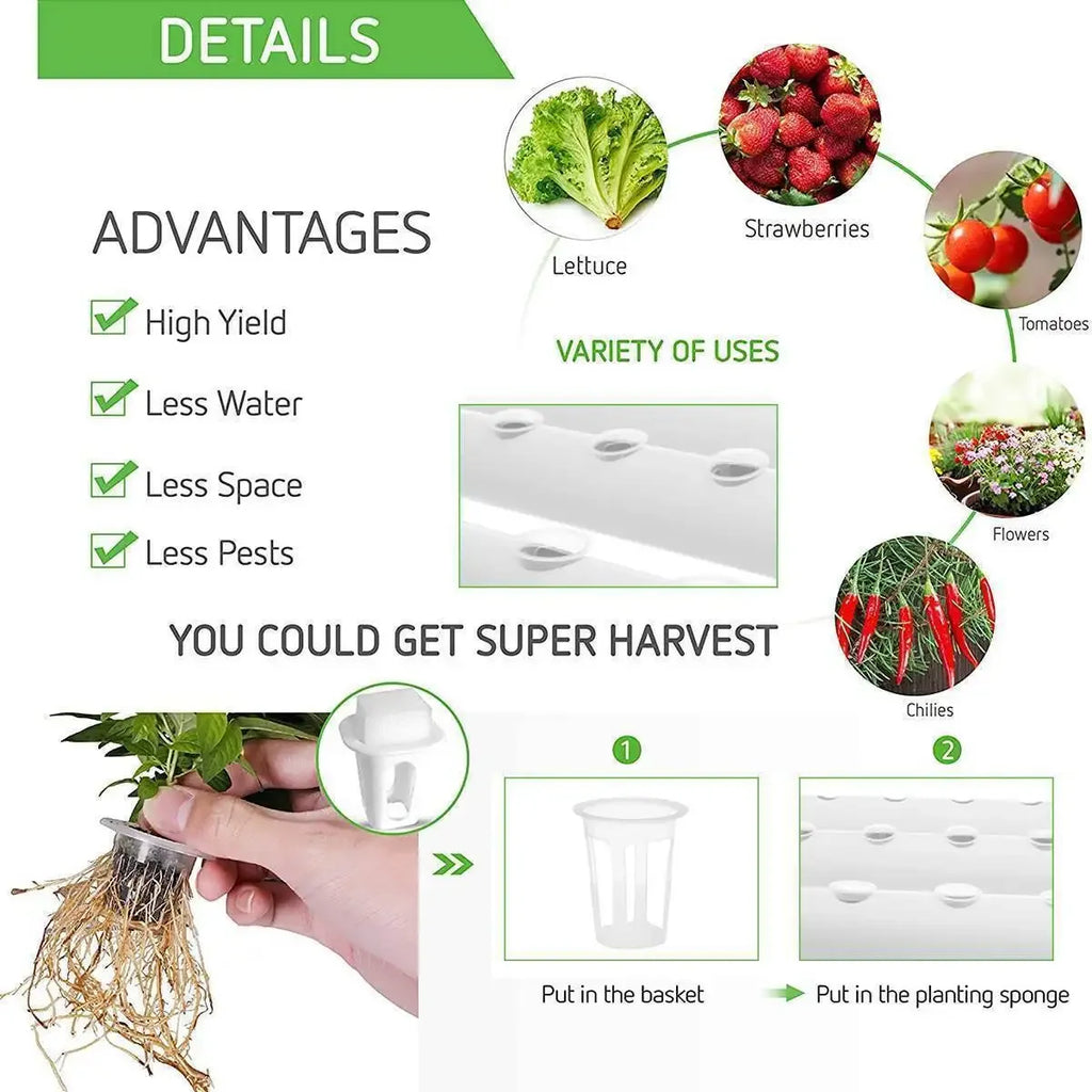 PVC Hydroponic Grow System