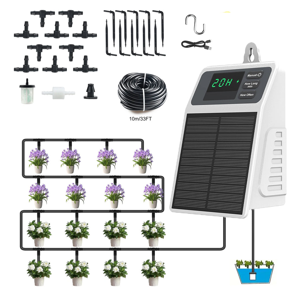 Upgraded Solar Automatic Drip Irrigation System